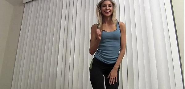  You can watch me work out in my tight yoga pants JOI